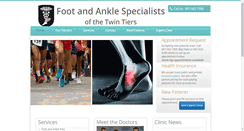 Desktop Screenshot of footandankletwintiers.com