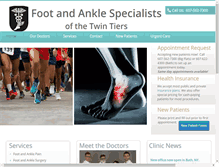Tablet Screenshot of footandankletwintiers.com
